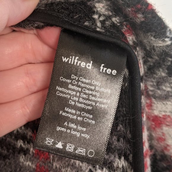 Wilfred Aritzia Wilfred Free Off-Duty Neelam Jacket Plaid cocoon jacket Sz/ S - Picture 8 of 12